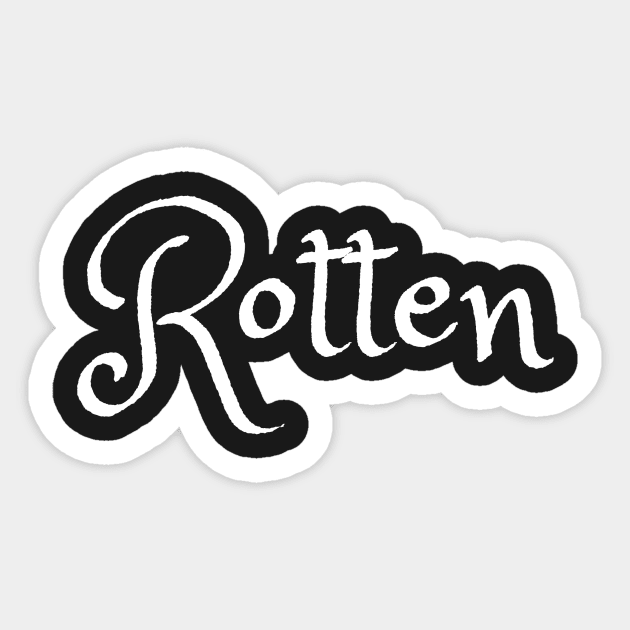 Rotten Sticker by Offbeatowl